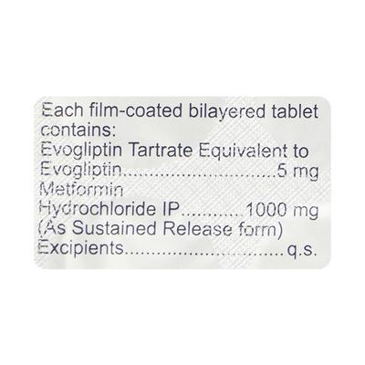 VALERA M 1000 Tablet 15's - Diabetes-Ant
