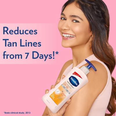 Vaseline Sun+ Pollution SPF30 Lotion Vaseline Jelly Pa+++ Upto 30X Sun Protection 400 ml - Lotions & Creams