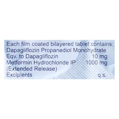 JUSTOZA M 10/1000 Tablet 15's - Diabetes-Ant