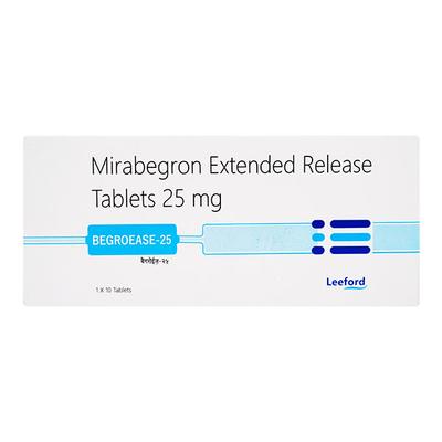 BEGROEASE 25 Tablet 10's - Bladder And Prostate Disorders-Dru