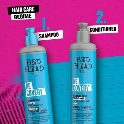 TIGI Bed Head Recovery Moisture Rush Shampoo for Dry and Damaged Hair 400 ml - Shampoos