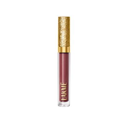 Lakme Be-Jewel Shimmer Lip Liquid, Luminous Matte Finish - 301 Iced Espresso 3.5 ml - Liquid Lipsticks