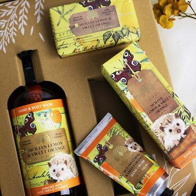 The English Soap Company - Anniversary Sicilian Lemon and Sweet Orange Hand and Body Gift Set 1's - Shower Gels & Body Wash