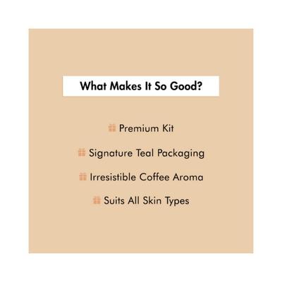 mCaffeine Coffee Quick Glow-up Body Gift Kit - Tan Removal Body Mask & Hydrating Body Serum 360 ml - Lotions & Creams