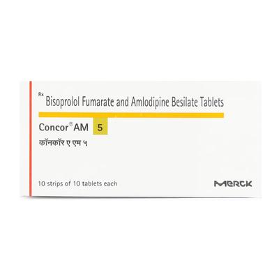Concor AM 5mg Tablet 10'S - Hypertension-Bet