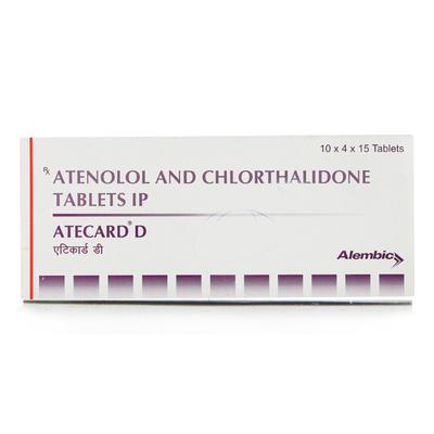 Atecard D Tablet 15's - Hypertension-Bet