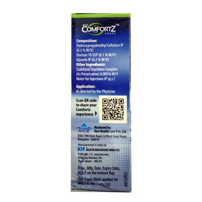 COMFORTZ Eye Drops 10ml - Dry Eye-Olt