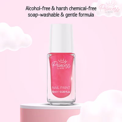 Princess By Renee Bubbles Nail Paint Pink Puzzle 5 ml - Nail Polish