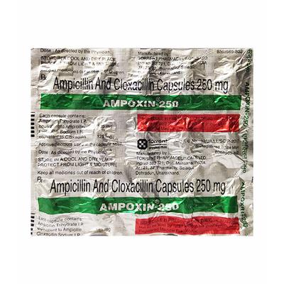 Ampoxin 250mg Capsule 15'S - Bacterial Infections-Pen
