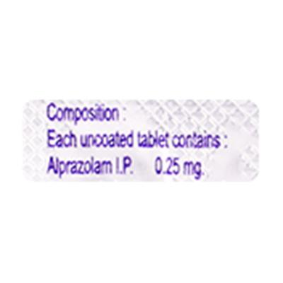 Zolam 0.25mg Tablet 10'S - Anxiety-Anx