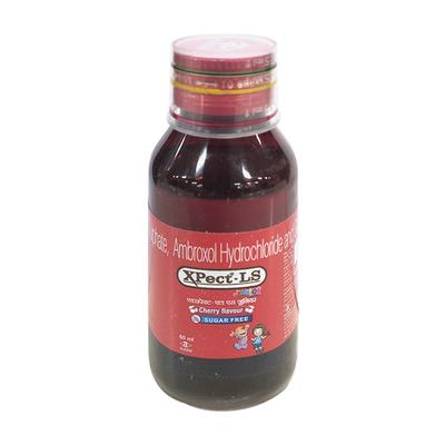 XPECT LS JUNIOR CHERRY FLAVOUR SUGAR FREE Syrup 60ml - Cough And Cold-Cou