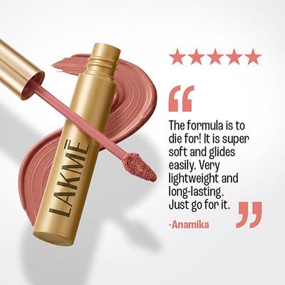 Lakme Double Duty Lip & Cheek Mousse Matte Lipstick & Soft Blush, Blush Velvet,9gm - Liquid Lipsticks
