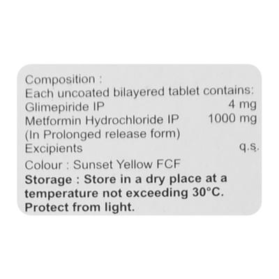 Glimestar M4 Forte Tablet 10'S - Diabetes-Ant