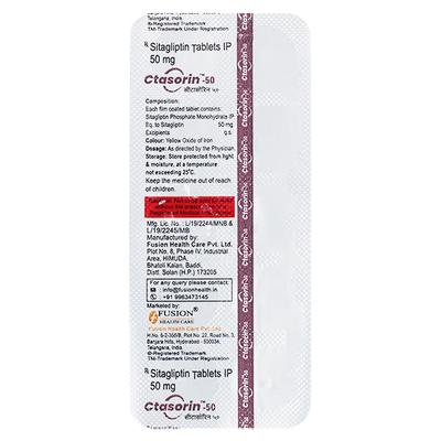 CTASORIN 50 Tablet 10's - Diabetes-Ant