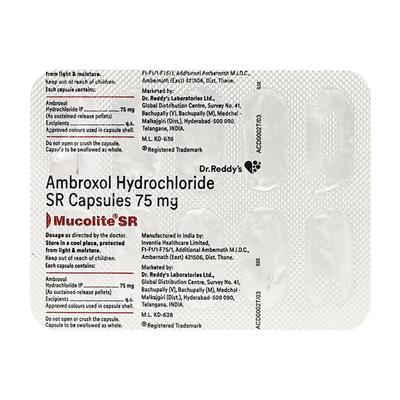 Mucolite SR Capsule 10'S - Cough And Cold-Cou