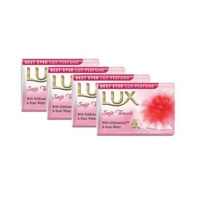 LUX Soft Touch Beauty Bar (Pack of 4) 212 gm - Soaps