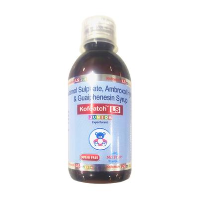 KOFCATCH LS JUNIOR SUGAR FREE MIX FRUIT FLAVOUR Syrup 100ml - Cough And Cold-Cou
