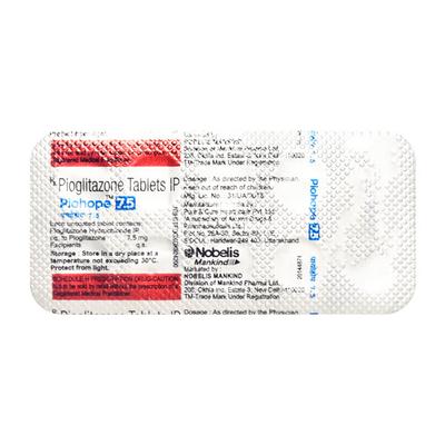 PIOHOPE 7.5 Tablet 10's - Diabetes-Ant
