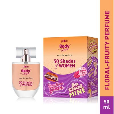 Plum BodyLovin' 50 Shades of Women Eau De Parfum - Fruity Gourmand Perfume 50 ml - Women Perfumes (Edt/Edp)