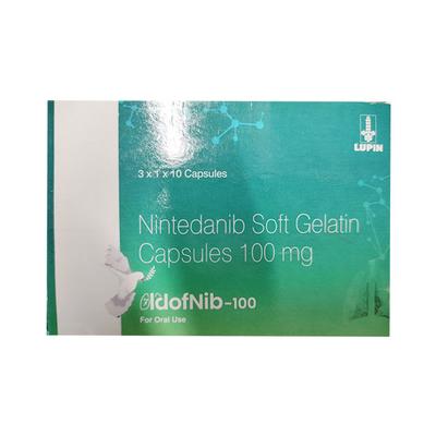 IDOFNIB 100 Soft Gelatin Capsule 10's - Idiopathic Pulmonary Fibrosis