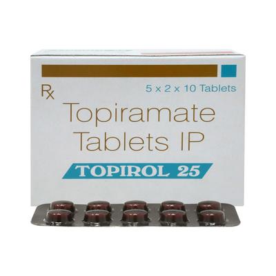 Topirol 25mg Tablet 10'S - Epilepsy/Convulsion-Ant