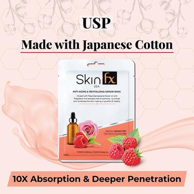 Skin Fx Anti-Aging and Revitalizing Serum Mask 25ml - Sheet Masks