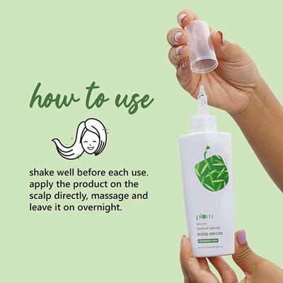 Plum Tea Tree Dandruff Fighting Scalp Serum Fragrance-Free 110ml - Hair Serums