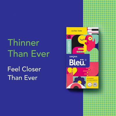 Bleu High Grade Natural Latex Ultra Thin Condoms 8's - Plain/Flavoured Condoms