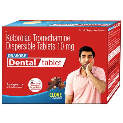 ORASORE DENTAL CLOVE FLAVOURED Dispersible Tablet 6's - Pain relief-Nsa