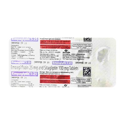 EMPAGLYDE S 25 Tablet 10's - Diabetes-Ant