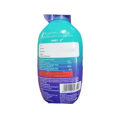 OMEZ O SUGAR FREE MINT FLAVOUR Suspension 200ml - Ulcer/Reflux/Flatulence-Aaa