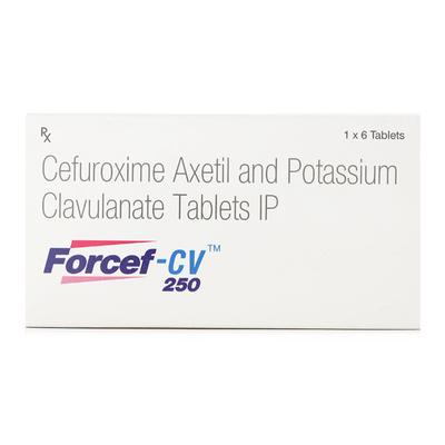 Forcef CV 250mg Tablet 6'S - Bacterial Infections-Cep