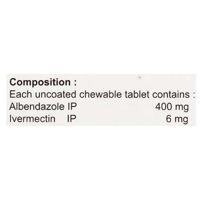 IVZOLE Tablet 3's - Parasitic Worms-Ant