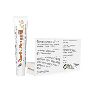 Fixderma Skarfix-Plus Cream with Kojic Acid for Hyperpigmentation, Melasma & Acne Scars (15 g) - Lotions & Creams