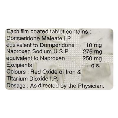DOMSTAL NP 250 Tablet 10's - Pain relief-Ano