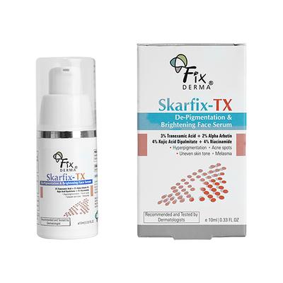 Fixderma Skarfix TX Serum 3% Tranexamic Acid +2% Alpha Arbutin + 4% Kojic Acid + 4% Niacinamide 10 ml - Face Serum