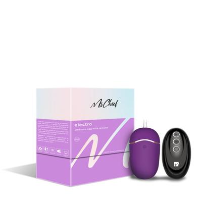 MsChief Electro Massager Pleasure Egg with Remote & 12 Frequencies Vibrating Body Massager 1's - Massagers And Vibrators