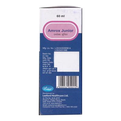 AMROX JUNIOR Syrup 60ml - Asthma/COPD-Ast