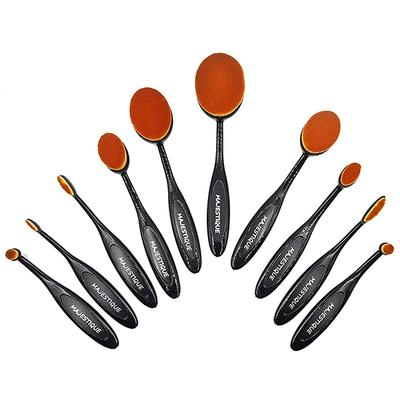 Majestique Premium Box Set Of Oval Makeup Brushes 155gm 10's - Face Brush