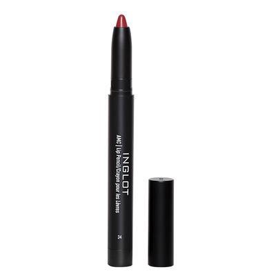 Inglot Amc Lip Pencil Matte With Sharpener 34 1.8 gm - Lip Liners