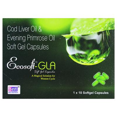 ECOSOFT GLA Softgel Capsule 10's - Supplements-Sup