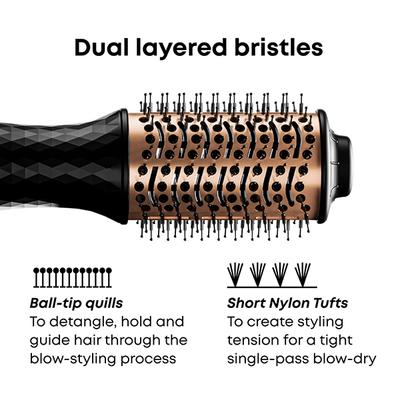 Alan Truman Mini Blow - Compact Travel Blow Brush 320 gm - Multi-Stylers