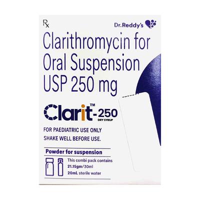 CLARIT 250mg Dry Syrup 30ml - Bacterial Infections-Mac
