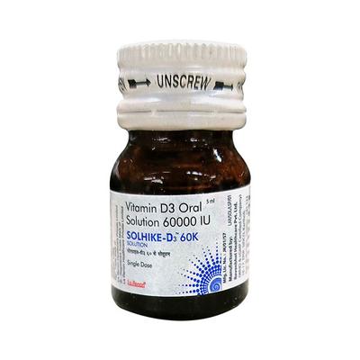 SOLHIKE D3 60k Oral Solution 5ml - Supplements-Vit
