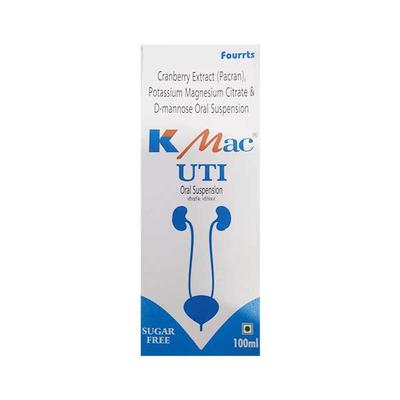 K MAC UTI SUGAR FREE Oral Suspension 100ml - Urinary Retention-Uri