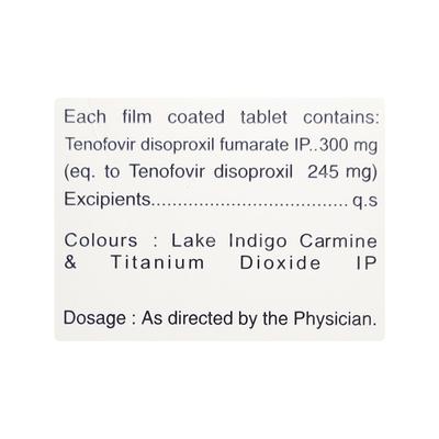 Tenof 300mg Tablet 30'S - Viral infections-Ant