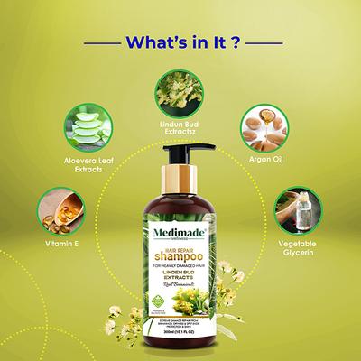 Medimade Hair Repair Shampoo With Linden Bud Extracts 300 ml - Shampoos