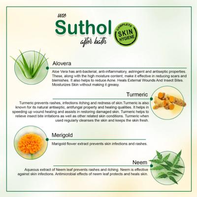 Boroline's Antiseptic Suthol Active Body Hygiene Liquid - Neem 100 ml - Wound/Burns