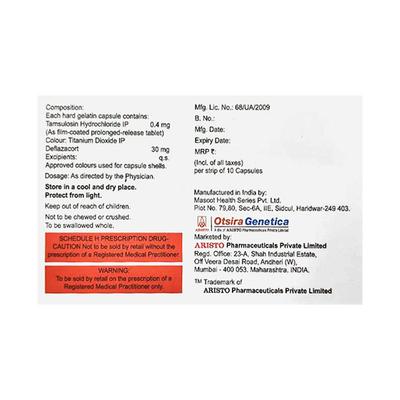 FLODART DZ Capsule 10's - Bladder And Prostate Disorders-Dru