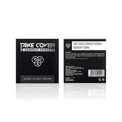 PAC Take Cover Compact Powder 07 Midnight Cookie 7.85 gm - Compact Powder